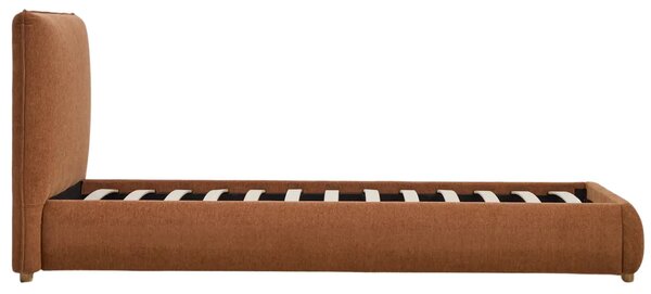 Kave Home Terakotová jednolůžková postel Elerio 90 x 200 cm