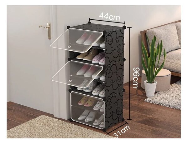 Modulární skříň na boty - 6 úrovňová
