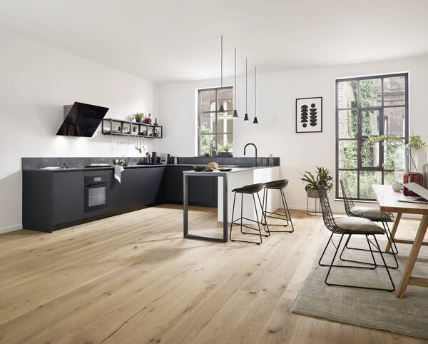 Hansgrohe Talis M54 kuchyňská páková baterie 210, vytahovatelná sprška, 2jet, matná černá 72800670