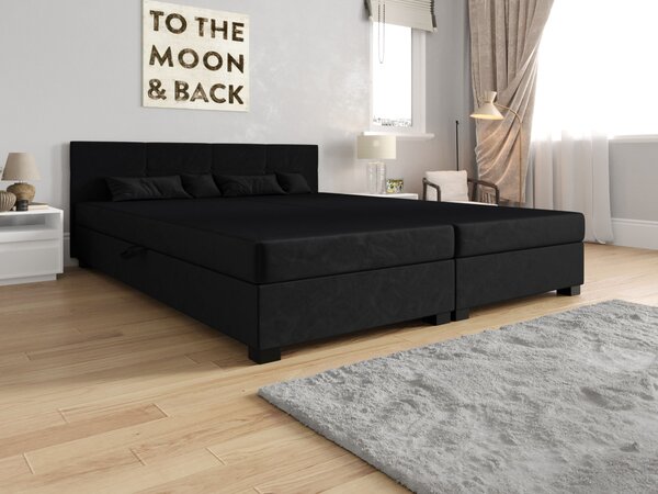 Americká postel s úložným prostorem 160x200 ROSIE 15 - grafit