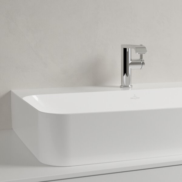 Villeroy & Boch Finion - Umyvadlo 800x470 mm, broušené bez přepadu, alpská bílá CeramicPlus 41688LR1
