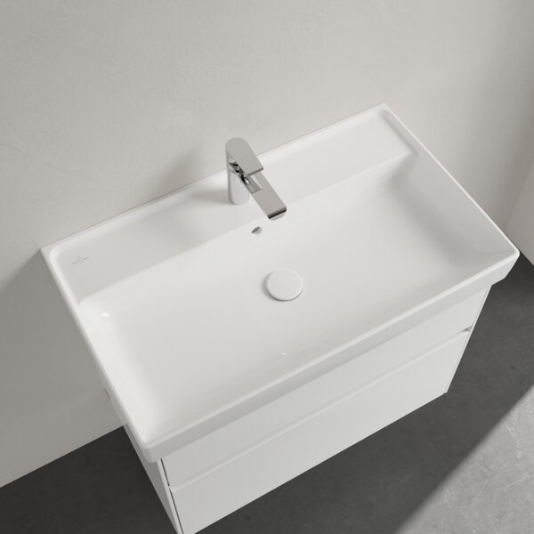 Villeroy & Boch Collaro - Umyvadlo na skříňku 800x470 mm, s přepadem, alpská bílá 4A338001