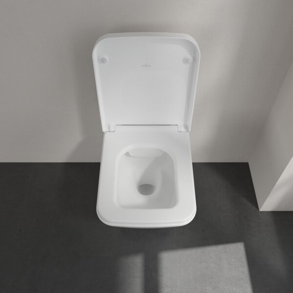 Villeroy & Boch Finion - Závěsné WC, Rimless, alpská bílá CeramicPlus 4664R0R1