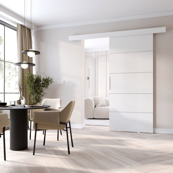 Posuvné interiérové dveře BARRET 2 - 96 cm, bílé