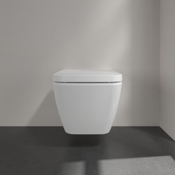 Villeroy & Boch Finion - Závěsné WC, Rimless, alpská bílá CeramicPlus 4664R0R1