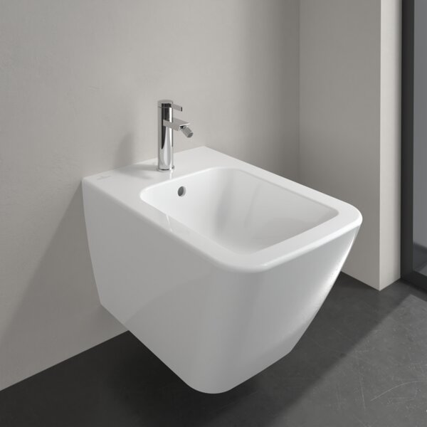 Villeroy & Boch Finion - Bidet závěsný, alpská bílá CeramicPlus 446500R1