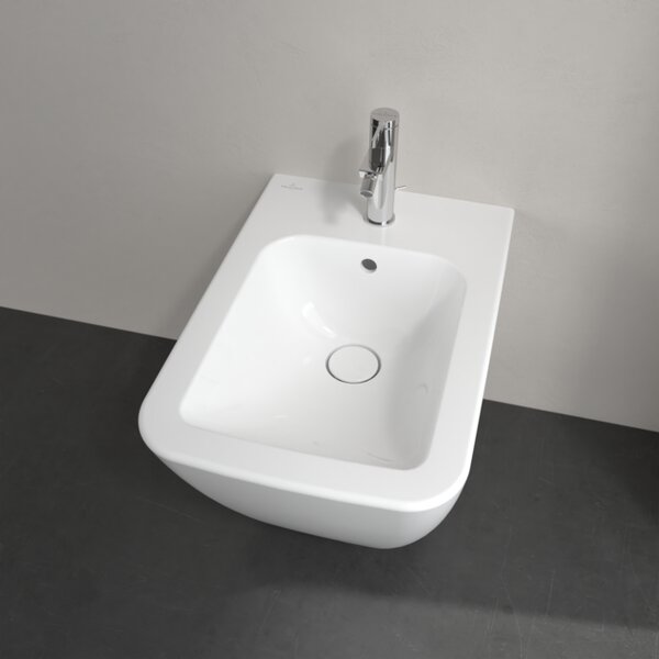 Villeroy & Boch Finion - Bidet závěsný, alpská bílá CeramicPlus 446500R1