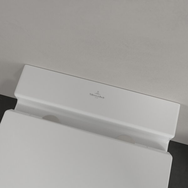 Villeroy & Boch Finion - Závěsné WC, Rimless, alpská bílá CeramicPlus 4664R0R1