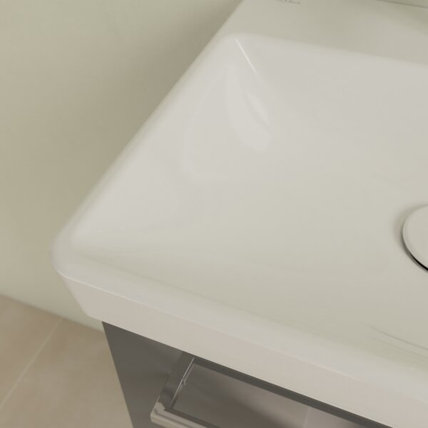 Villeroy & Boch Avento - Umyvadlo 450x370 mm, s přepadem, alpská bílá 73584501