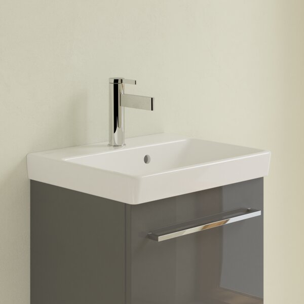 Villeroy & Boch Avento - Umyvadlo 450x370 mm, s přepadem, alpská bílá 73584501