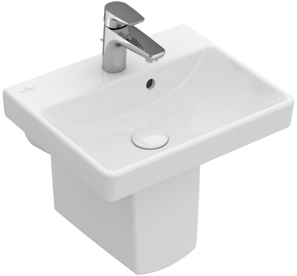 Villeroy & Boch Avento - Umyvadlo 450x370 mm, s přepadem, alpská bílá 73584501