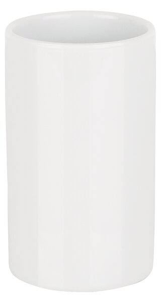 Spirella kelímek na kartáčky TUBE, bílý, porcelán