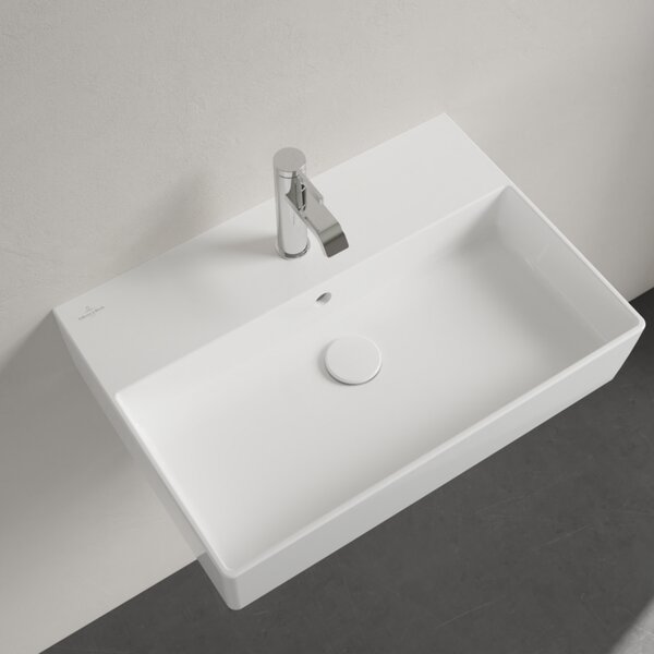Villeroy & Boch Memento 2.0 - Umyvadlo 600x420 mm, s přepadem, alpská bílá 4A226001