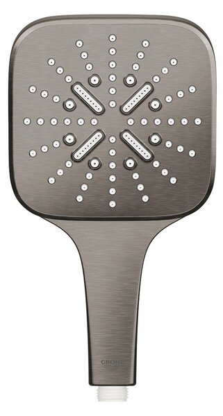 GROHE Rainshower SmartActive 130 Cube - Ruční sprcha 3 proudy, kartáčovaný Hard Graphite 26582AL0