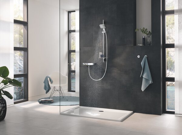 GROHE Rainshower SmartActive 130 Cube - Ruční sprcha 3 proudy, Chrom 26582000
