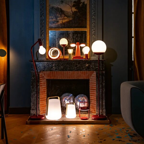 Fermob Antracitová venkovní LED lampa Balad² 25 cm