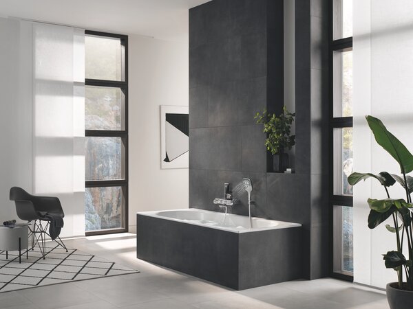 GROHE Rainshower SmartActive 130 Cube - Set pro upevnění na zeď se 3 proudy, Chrom 26589000