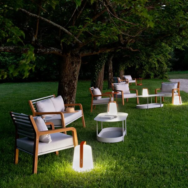 Fermob Antracitová venkovní LED lampa Balad² 25 cm