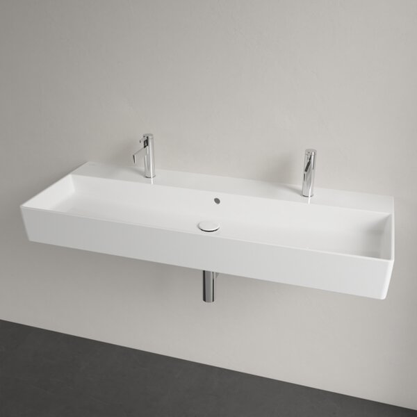 Villeroy & Boch Memento 2.0 - Umyvadlo 1200x470 mm, s přepadem, alpská bílá 4A22C401