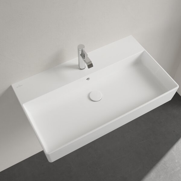 Villeroy & Boch Memento 2.0 - Umyvadlo 800x470 mm, s přepadem, alpská bílá 4A228001