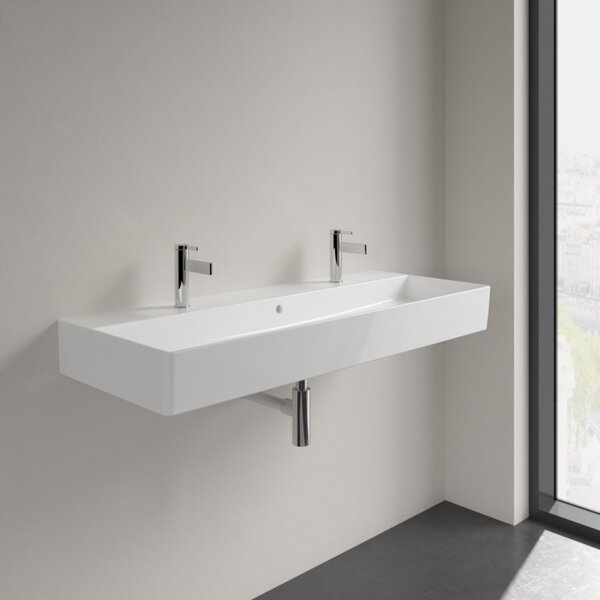 Villeroy & Boch Memento 2.0 - Umyvadlo 1200x470 mm, s přepadem, alpská bílá 4A22C401