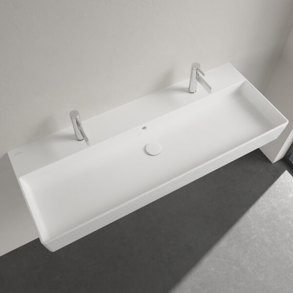 Villeroy & Boch Memento 2.0 - Umyvadlo 1200x470 mm, s přepadem, alpská bílá 4A22C401