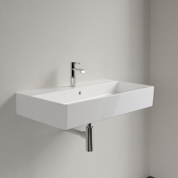 Villeroy & Boch Memento 2.0 - Umyvadlo 800x470 mm, s přepadem, alpská bílá 4A228001