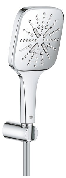 GROHE Rainshower SmartActive 130 Cube - Set pro upevnění na zeď se 3 proudy, Chrom 26589000