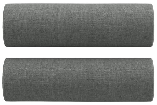 2místná pohovka s polštáři tmavě šedá 120 cm textil 3200838