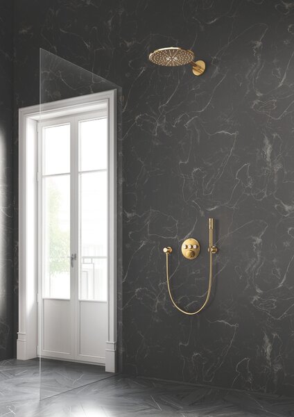 GROHE Rainshower SmartActive 310 - Set hlavové sprchy se 2 režimy proudu, Cool Sunrise 26475GL0