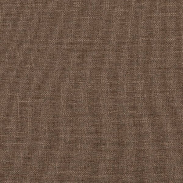 2místná pohovka s polštáři hnědá 140 cm textil 3200848