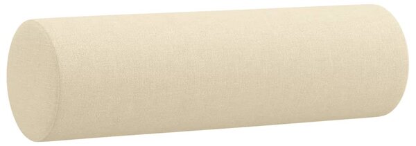 2místná pohovka s polštáři krémová 120 cm textil 3200776