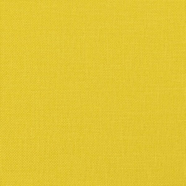 2místná pohovka s polštáři světle žlutá 140 cm textil 3200826