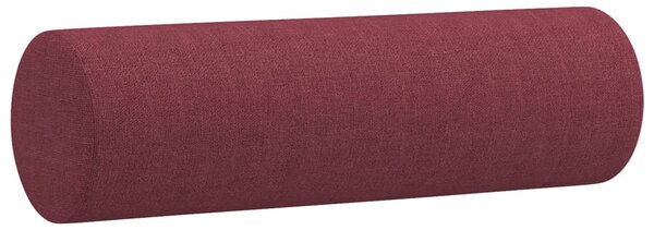 2místná pohovka s polštáři vínová 120 cm textil 3200780