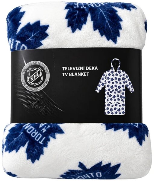 Mikinová televizní deka NHL Toronto Maple Leafs - vel. XL