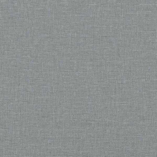 2místná pohovka s polštáři světle šedá 140 cm textil 3200845