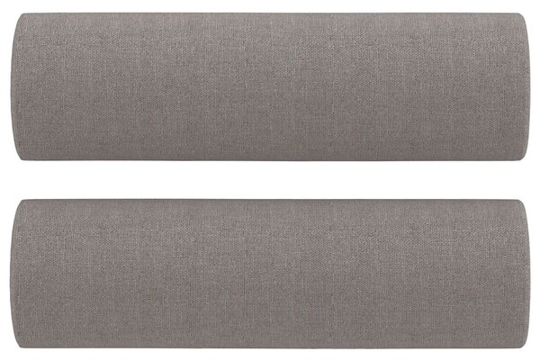 2místná pohovka s polštáři taupe 120 cm textil 3200781