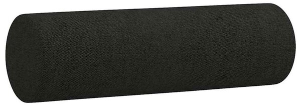 2místná pohovka s polštáři černá 140 cm textil 3200786