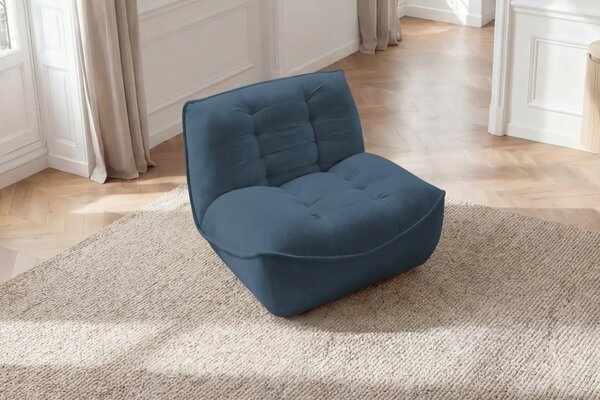 LÉTO -15% Bobochic Paris Modré křeslo Serena