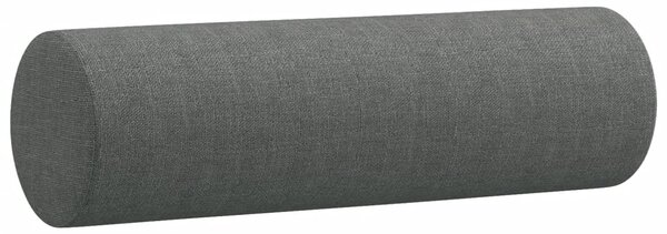 2místná pohovka s polštáři tmavě šedá 140 cm textil 3200822