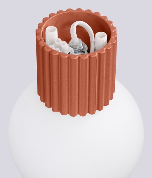 Oranžové nástěnné svítidlo ø 12 cm Orbital – Sollux