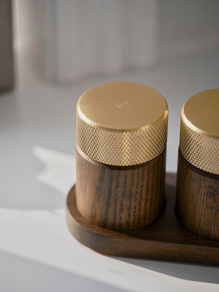Mlýnek na sůl a pepř Sina Dark Oak / Brass