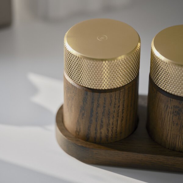 Mlýnek na sůl a pepř Sina Dark Oak / Brass