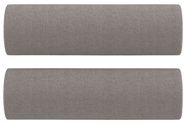 3dílná sedací souprava s polštáři taupe textil 3201305
