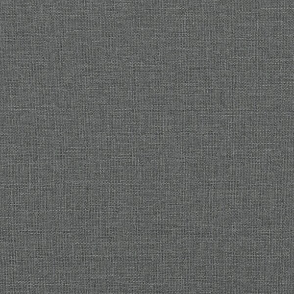 Křeslo s podnožkou tmavě šedé 60 cm textil 3200994
