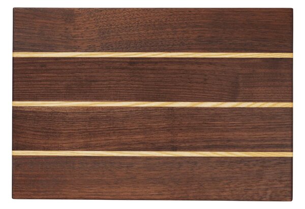 Dřevěné prkénko Stribe Walnut / Ash 36 cm