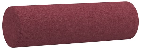 3místná pohovka s polštáři vínová 180 cm textil 3200796