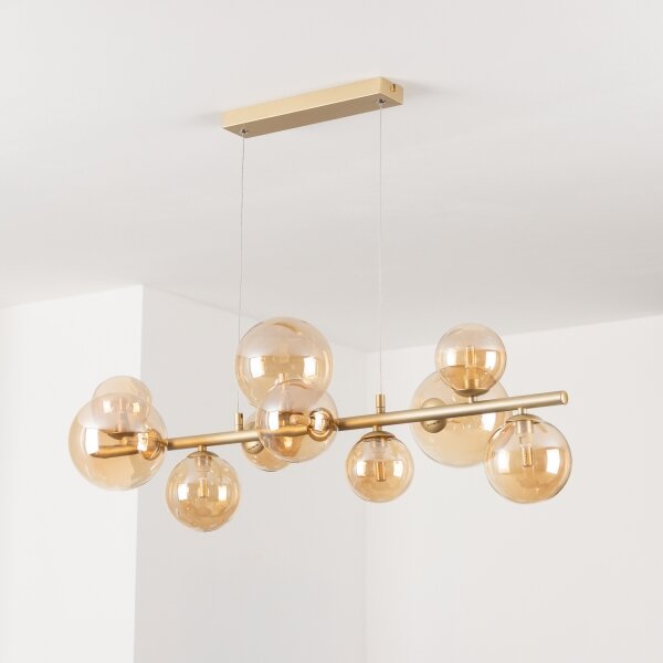 Brilagi - LED Lustr na lanku MILLA 10xG9/3W/230V zlatá