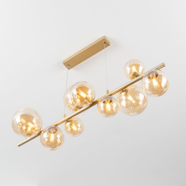 Brilagi - LED Lustr na lanku MILLA 10xG9/3W/230V zlatá