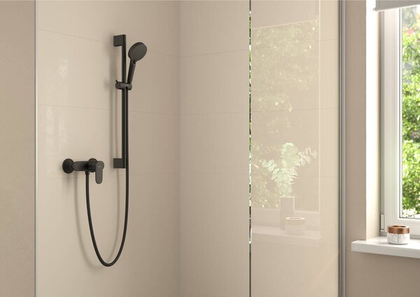 Hansgrohe Vernis Blend páková sprchová baterie na stěnu, matná černá 71640670